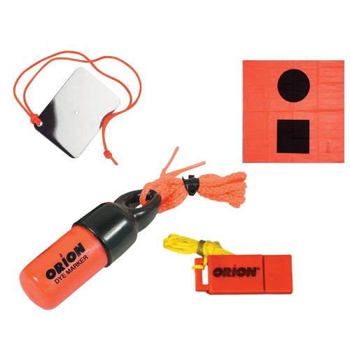 Orion - Orion Signaling Kit - Flag, Mirror, Dye Marker &amp; Whistle