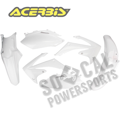 Acerbis - Acerbis Plastic Kit - White - 2141860002