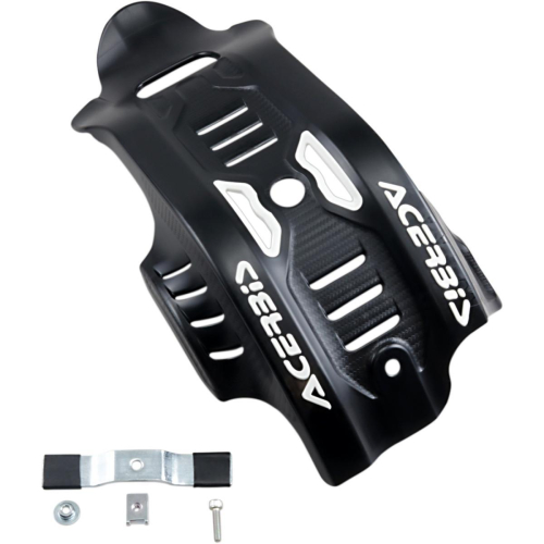 Acerbis - Acerbis MX Style Skid Plate - Black/White - 2742671007