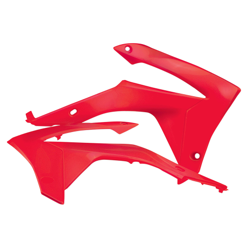 Acerbis - Acerbis Radiator Shrouds - Red - 2314370227