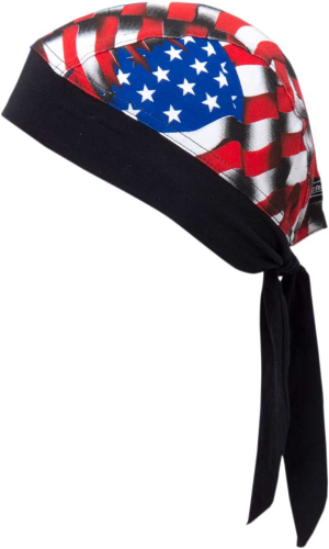 Schampa - Schampa Z-Wraps Stretch Headwrap - BNDNA003-24 - American Flag - OSFA