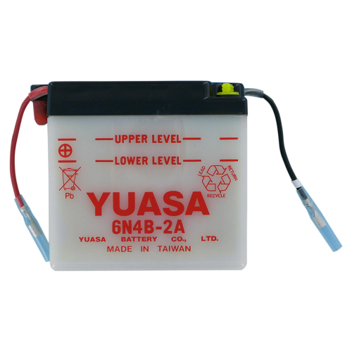 Yuasa - Yuasa Conventional 6V Battery - 6N4B-2A - YUAM26B4B