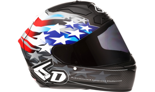 6D - 6D ATS-1R Patriot Helmet - 30-0695 - Red/White/Blue - Small