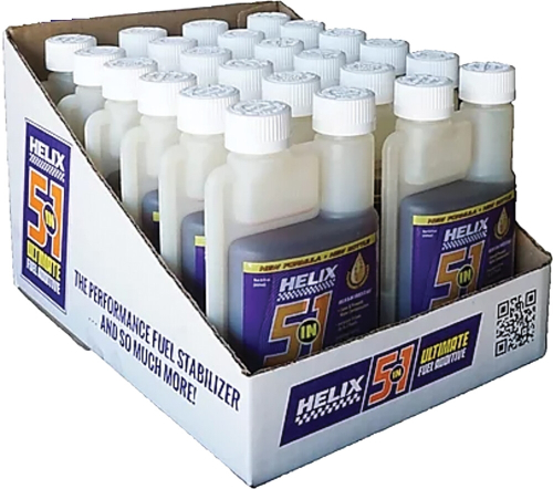 Helix Racing Products - Helix Racing Products 5 In 1 Fuel Additive 1 - 12 Pack of 8 Oz. Bottles - 911-1212