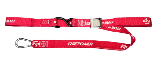 Fire Power - Fire Power 1-1/2in. Tie-Down with Soft-Tye - Red/pr - 29-13072