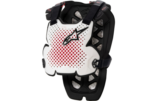 Alpinestars - Alpinestars A-1 V2 Chest Protector - 6700123213XL2X - White/Black/Red - XL-2XL