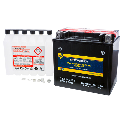 Fire Power - Fire Power Maintenence Free Sealed Battery - CTX14L-BS