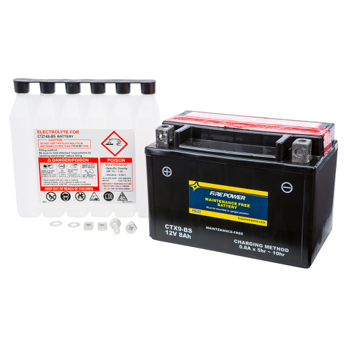 Fire Power - Fire Power Sealed AGM Battery - CTX9-BS