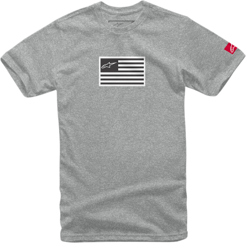 Alpinestars - Alpinestars Flagged T-Shirt - 1213720381026M - Gray Heather - Medium