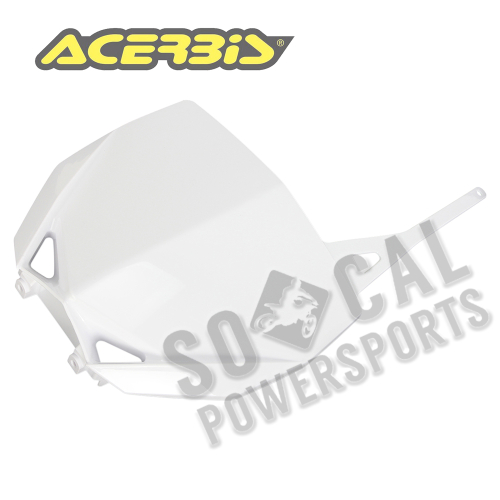 Acerbis - Acerbis Front Number Plate - White - 2403030002