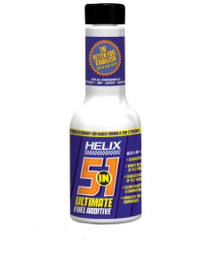 Helix Racing Products - Helix Racing Products 5-in-1 Fuel Treatment - 8oz. Bottle - 700604500837