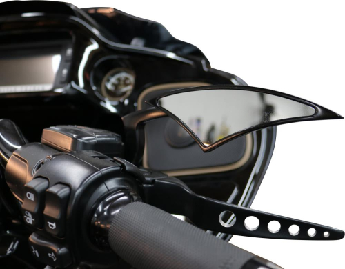 Bagger Nation - Bagger Nation Custom Power Mirrors - Black - PMP-B