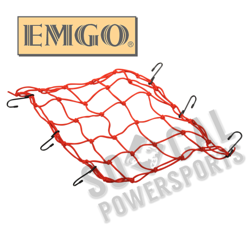 Emgo - Emgo Bungee Net - Red - 78-60501