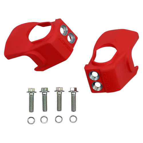 Acerbis - Acerbis Fork Shoe Covers - Red - 2742580004