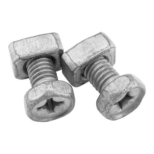 BikeMaster - BikeMaster Battery Bolt 6x12mm Bolt/Rectangle Nut (2 Sets) - 151728