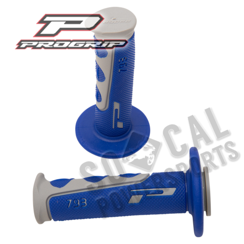 Pro Grip - Pro Grip 793 Evo MX Grips - Gray/Blue - 793GYBL