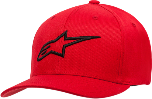 Alpinestars - Alpinestars Ageless Curve Hat - 1017810103010SM - Red/Black - Sm-Md