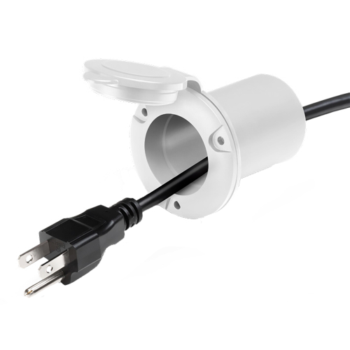 Guest - Guest AC Universal Plug Holder - White