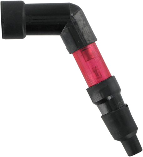 Parts Unlimited - Parts Unlimited Flashing Spark Plug Cap - 120 Degree Angle - Red - DS-305012