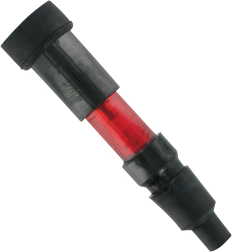 Parts Unlimited - Parts Unlimited Flashing Spark Plug Cap - Straight - Red - DS-305010