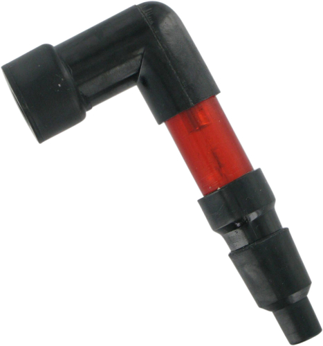 Parts Unlimited - Parts Unlimited Flashing Spark Plug Cap - 90 Degree Angle - Red - DS-305007