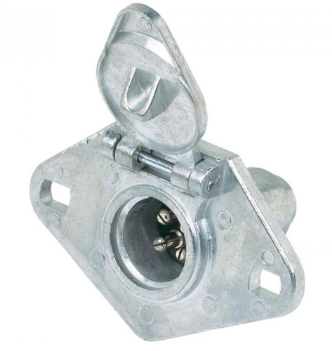 Hopkins Towing Solutions - Hopkins Towing Solutions 4 Pole Vehicle Side Heavy Duty Connector - 52004