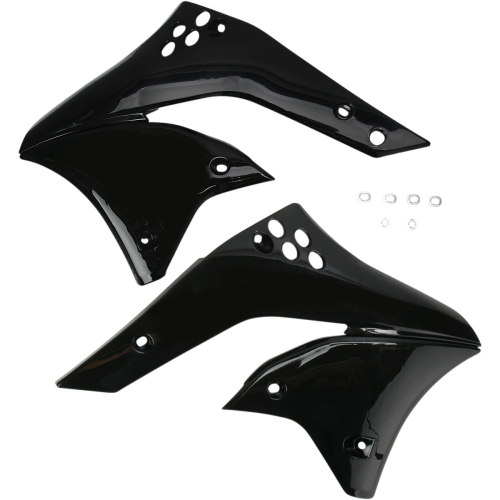 Acerbis - Acerbis Radiator Shrouds - Black - 2043740001