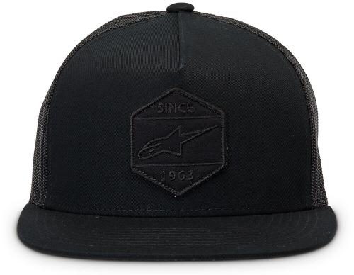 Alpinestars - Alpinestars Bolt Trucker Hat - 1213-81014-1010-TU - Black/Black - OSFM