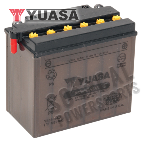 Yuasa - Yuasa Yumicron CX Battery - YB16-B-CX - YUAM2216C