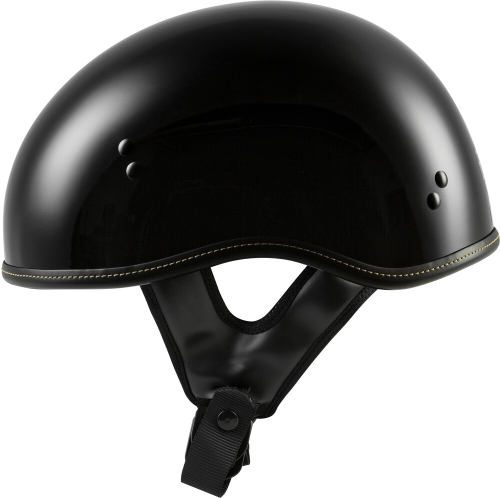 Highway 21 - Highway 21 .357 Solid Half Helmet - 77-1100L - Black - Large