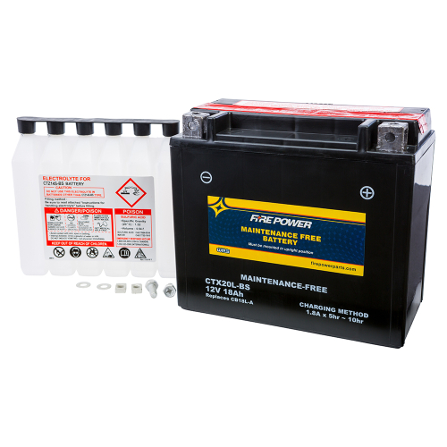 Fire Power - Fire Power Maintenance Free Sealed Battery - CTX20L-BS