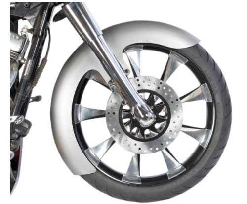 Russ Wernimont Designs - Russ Wernimont Designs OCF Style Custom Dresser Front Fender - 5-1/2in. Wide for 21in. Wheels - RWD-50134