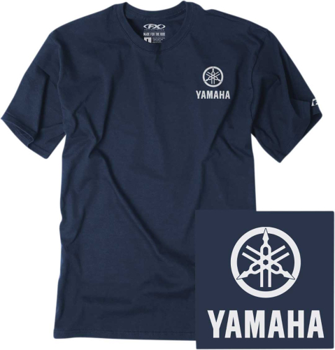 Factory Effex - Factory Effex Yamaha Icon T-Shirt - 24-87208 - Navy - 2XL