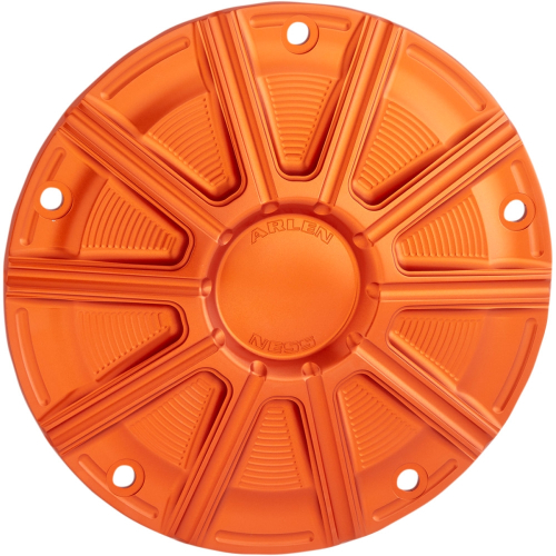 Arlen Ness - Arlen Ness Derby Cover - 10-Gauge - Orange Anodized - 700-021