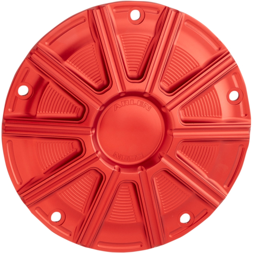 Arlen Ness - Arlen Ness Derby Cover - 10-Gauge - Red Anodized - 700-022