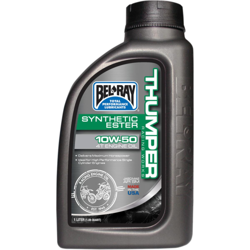 Bel-Ray - Bel-Ray Thumper Racing Works Full Synthetic Ester 4T Engine Oil - 10W50 - 1L. - 99550-B1LW