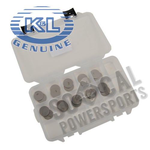 K&L Supply - K&L Supply Complete 29.00mm Valve Shim Kit - 20 Shims - 13-7007