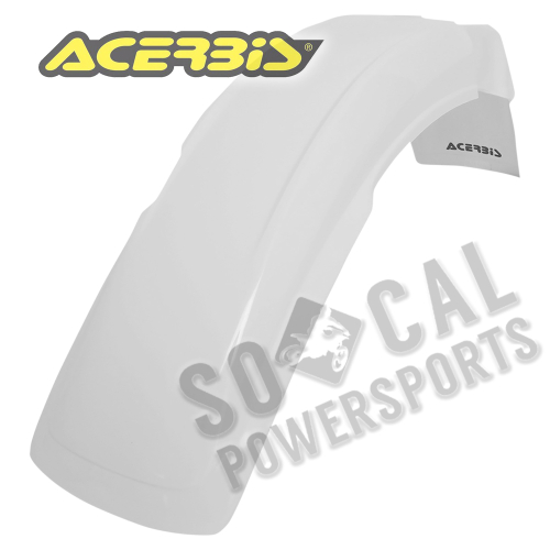 Acerbis - Acerbis Nost Front Fender - White - 2040370002