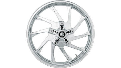 Coastal Moto - Coastal Moto Precision Cast Hurricane 3D Front Wheel - 21in. x 3.5in. - Chrome - 3D-HUR213CH-ABST