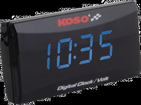 Koso North America - Koso North America Super Slim Clock / Volt Meter - BA024B50