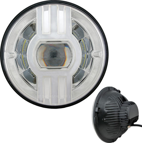 Cyron Lighting - Cyron Lighting Beast 2 Headlight - 105W - Chrome - 4800 Lumens - ABIG7B2-C