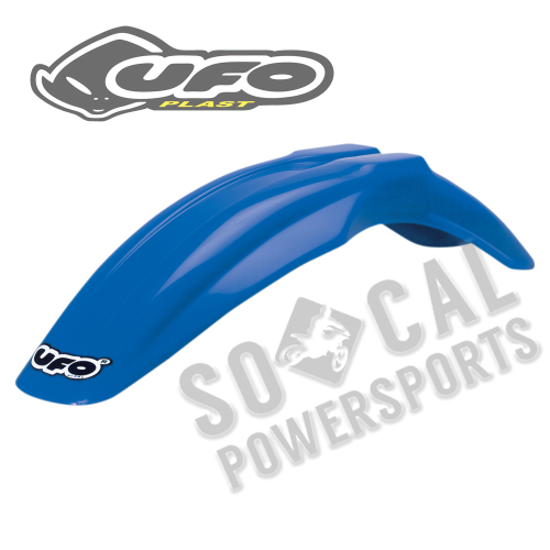 UFO Plastics - UFO Plastics Universal Supermoto Front Fender - Reflex Blue - PA01027-089