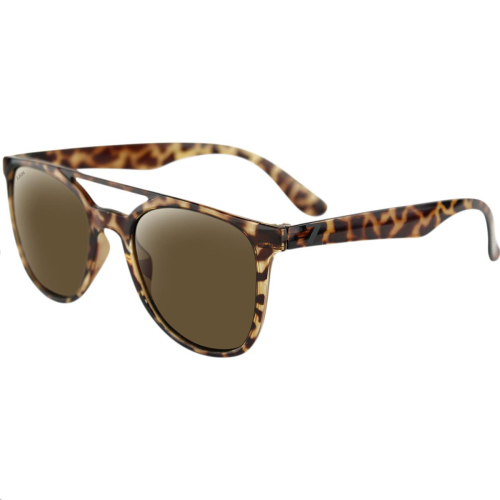 Zan Headgear - Zan Headgear Lifestyle Sunglasses - Levee Style - EZLE001 - Brown Tortoise/Brown Lens - OSFA