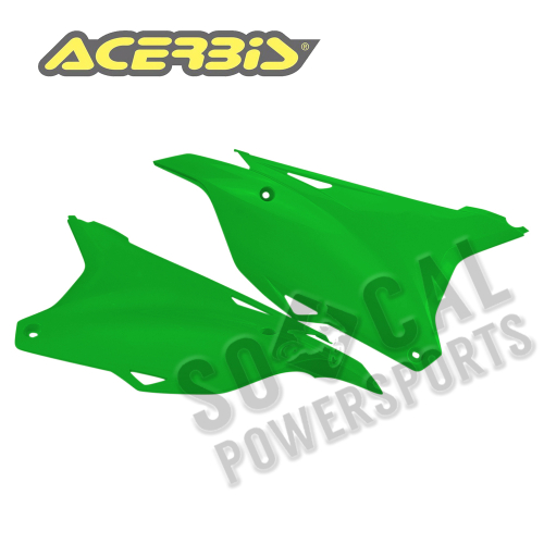 Acerbis - Acerbis Side Panel/Rear Number Plate - Green - 2374080403