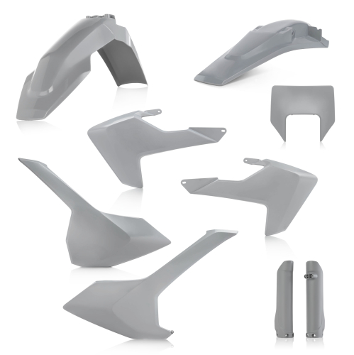 Acerbis - Acerbis Full Plastic Kit - Gray - 2733430011