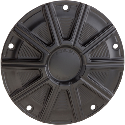 Arlen Ness - Arlen Ness Derby Cover - 10-Gauge - Black Anodized - 700-016