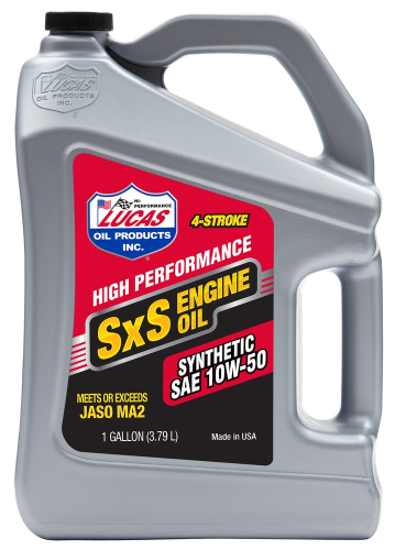 Lucas Oil - Lucas Oil SXS Synthetic Engine Oil - 10W50 - 1gal. - 11213