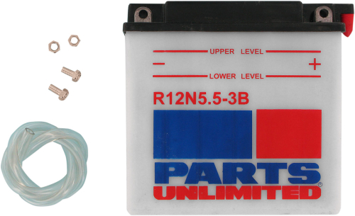 Parts Unlimited - Parts Unlimited 12V Conventional Battery - LEMM2255B