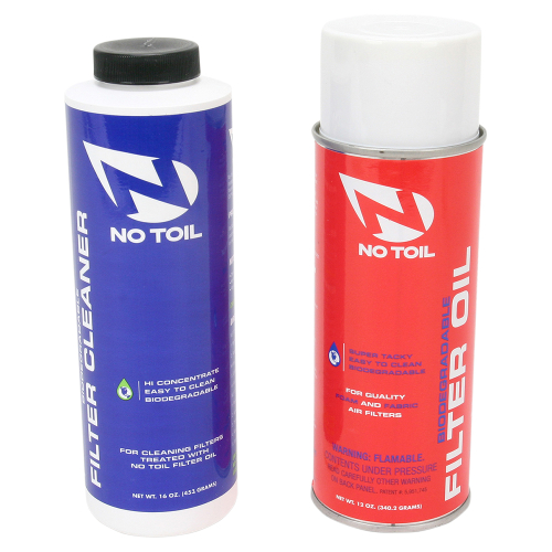 No Toil - No Toil Aerosol Filter Maintenance Kit - 2 Pack - 12oz Oil, 16oz Cleaner - NT208