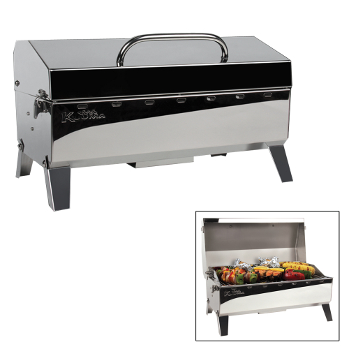 Kuuma Products - Kuuma Stow N' Go 160 Gas Grill - 13,000BTU w/Regulator, Thermometer and Igniter